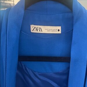 Zara Wrap front dress Royal Blue size M - Never worn- brand new
